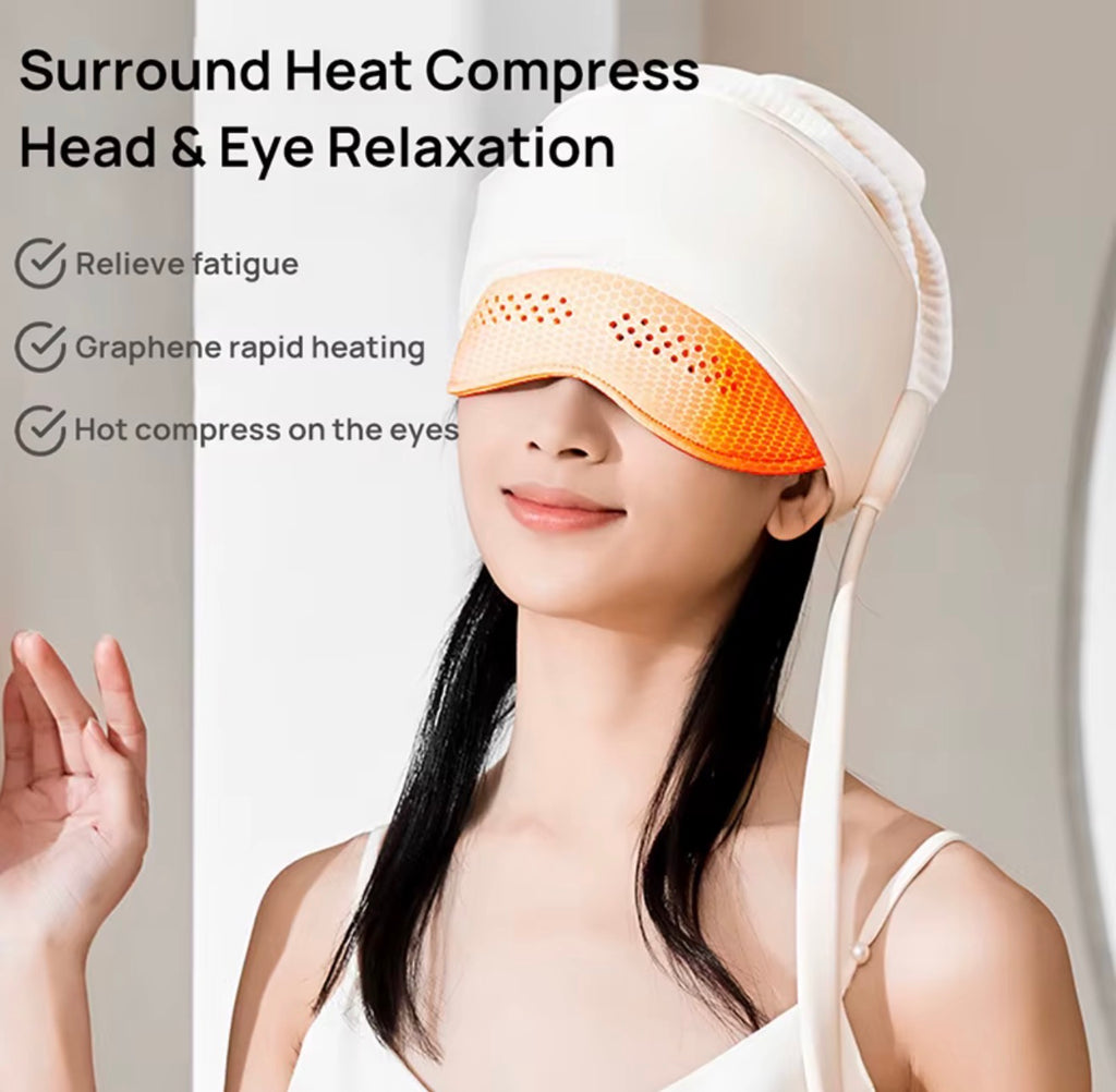 2-in-1 Head & Eye Massager with Heat